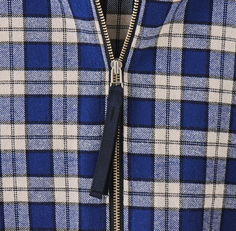 LAMB LIVELIHOOD CHECK PULLOVER HOODIE