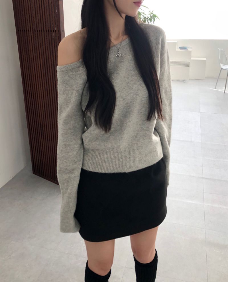 Kitten（キッテン）の「Soft off knit (4color)（Tops）」