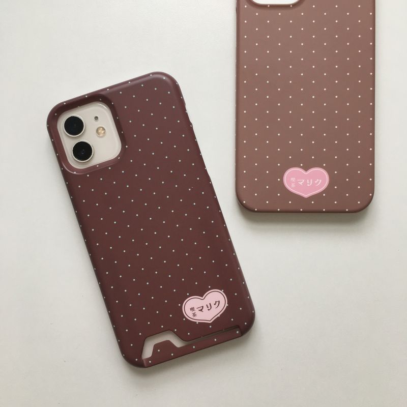 KISSA MLQ Card Poket Case - Deep BROWN