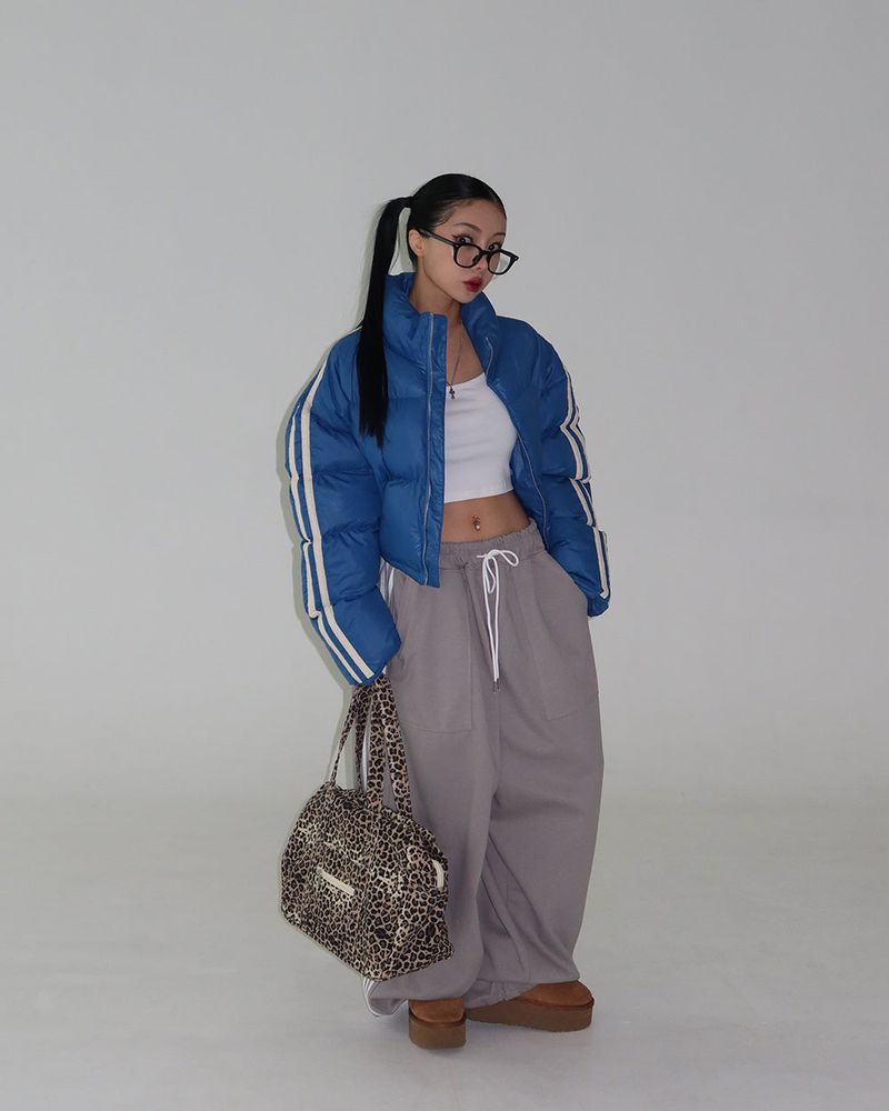 [UNISEX] 5-track string jogger & wide pants