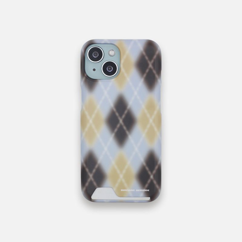 ARGYLE BLUR CASE_SANDY SKY (matte card hard)