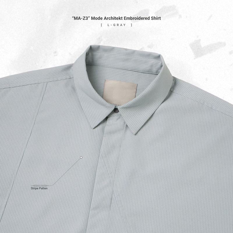“MA-Z3” Mode Architekt Embroidered Shirt