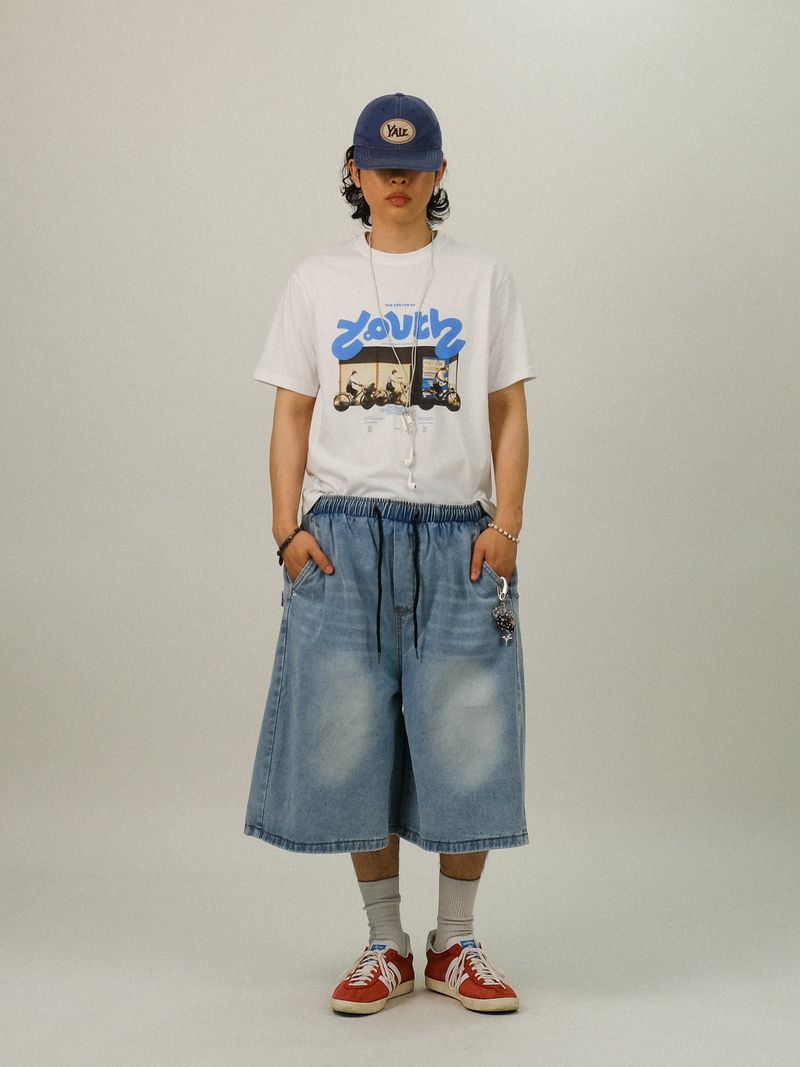 WN Side Snap Bermuda Banding Pants