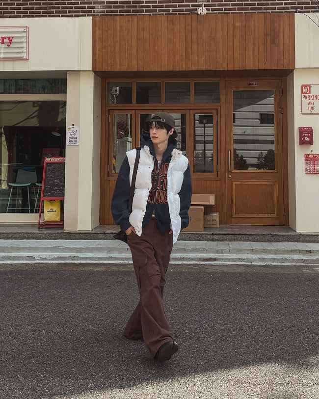 Jodi diagonal pintuck cargo pants