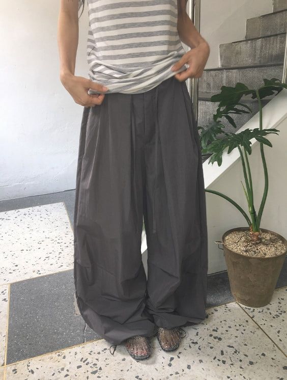 BAON（バオン）の「Haeya Parachute String Wide Pants（Pants）」