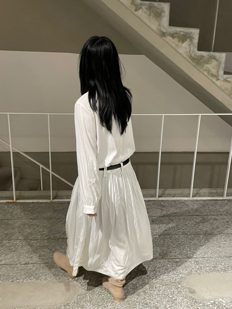 Heidi belted cream ops