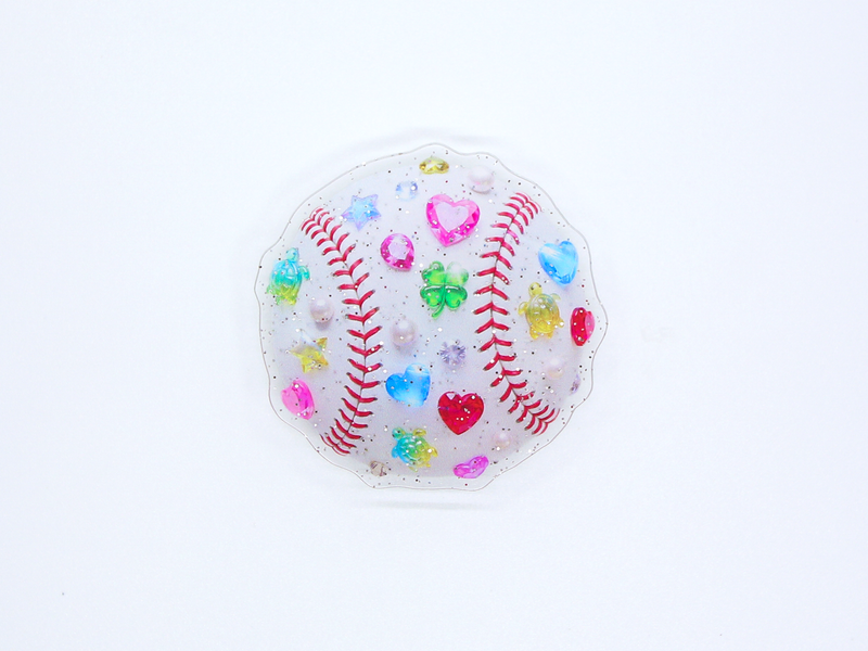 【MADE】Lucky charm club Smart Tok(glitter&acryl) / Pesto 33.