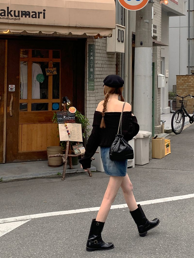 [MADE] Dune Y2K denim mini skirt