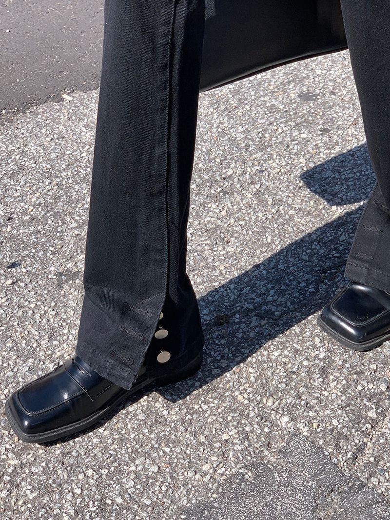 [MADE] Ponce Burton Slit Bootcut Denim