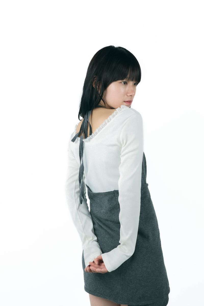 studs layered onepiece(gray)