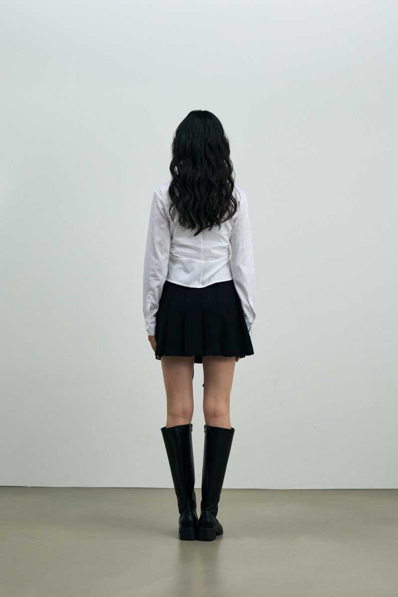 HALO WRAP SHIRT / WHITE