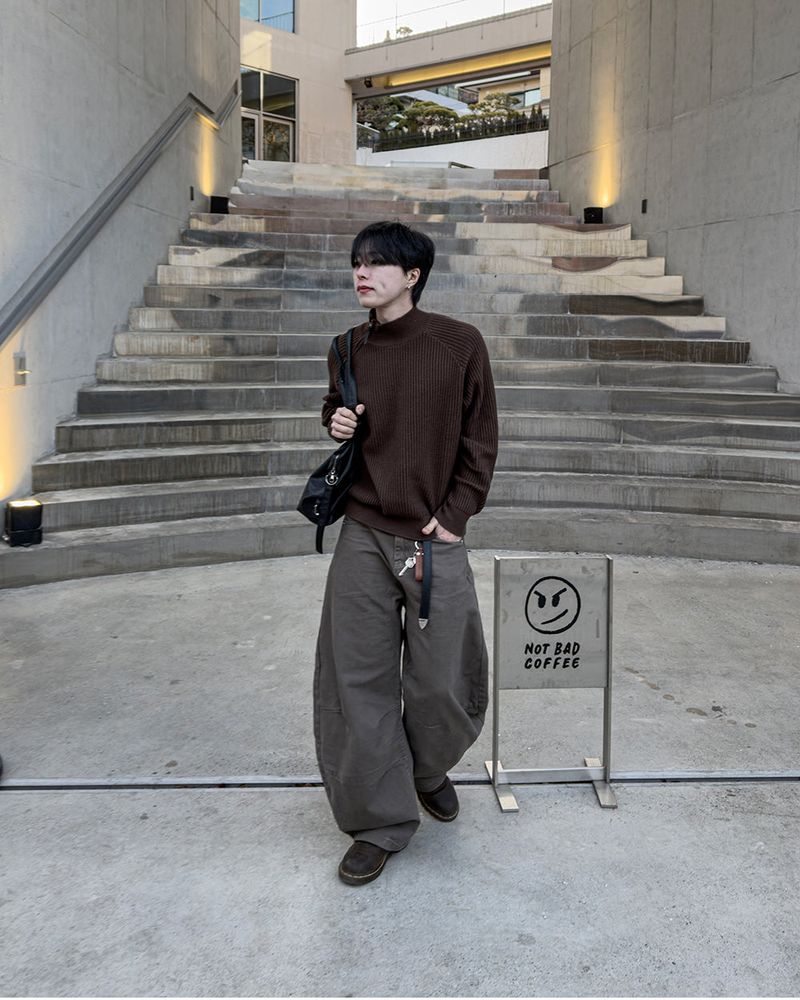 OVRUNE Panel Curved Cotton Pants
