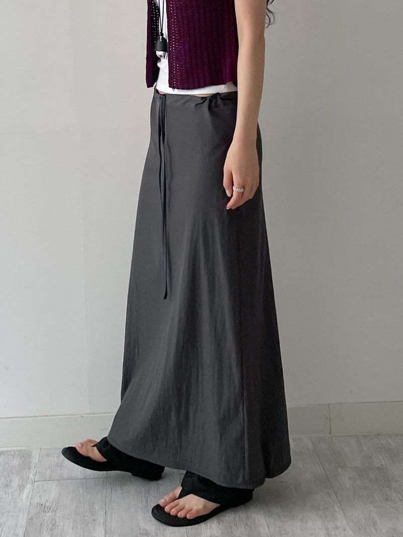 INCHANT ME(インチャントミー)の「Low Nylon H-Line Skirt(Skirts)」