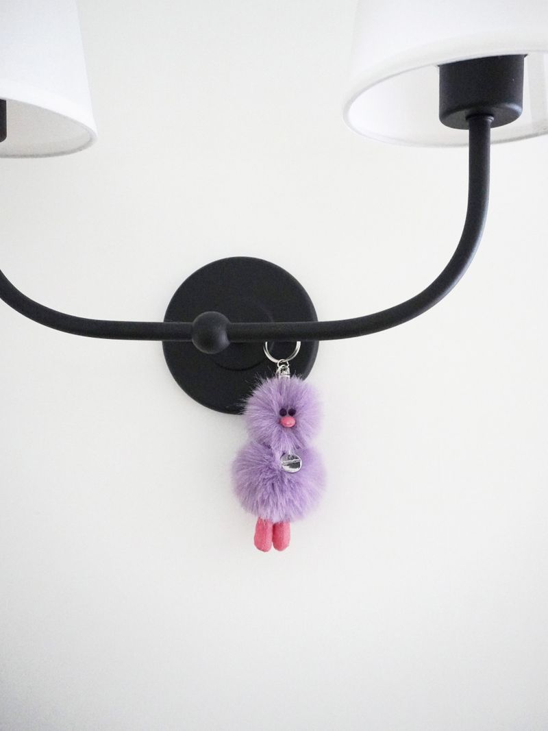 Cosymosy Mini Bird Keyring - Lavender