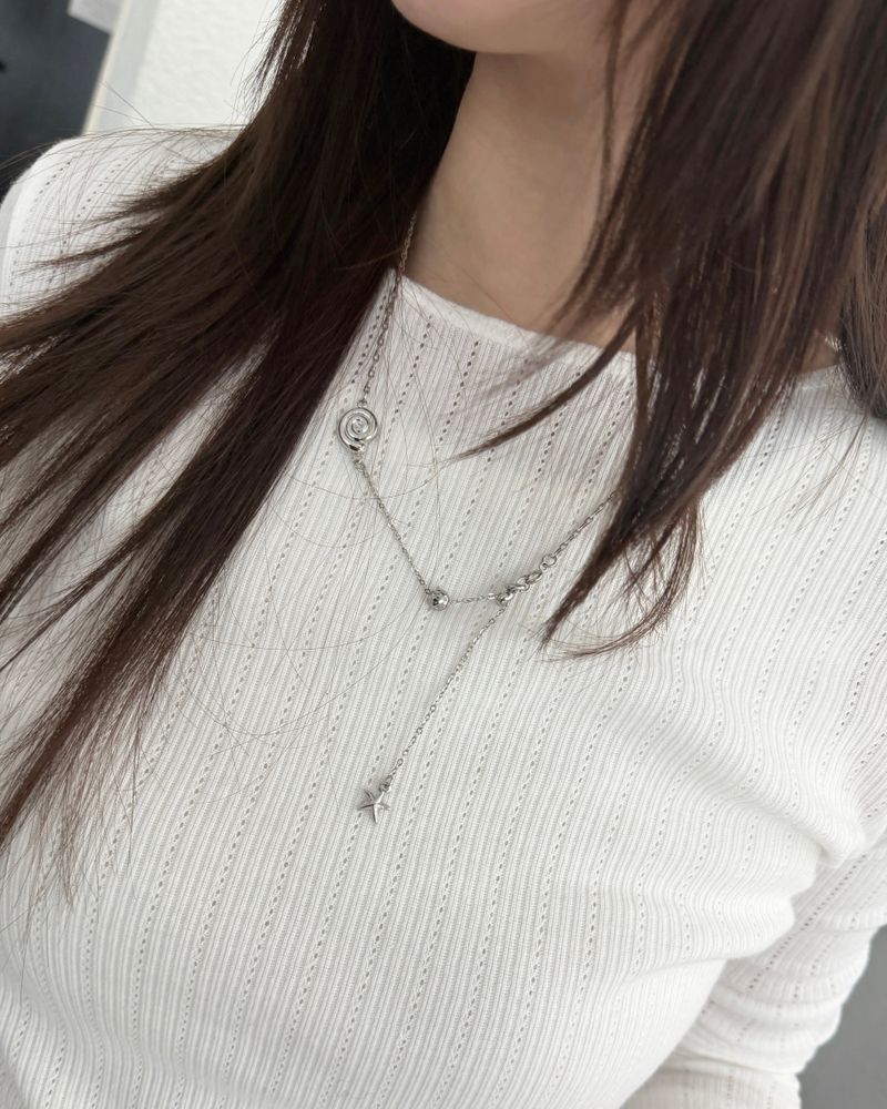 Star Shell Drop Necklace
