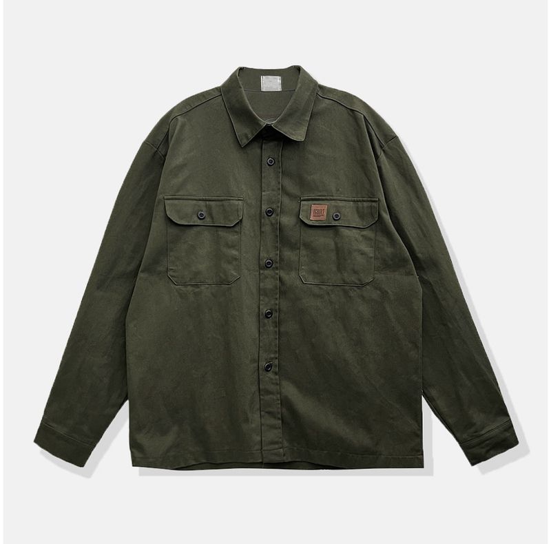 Fair Work Patch Shirt Jacket