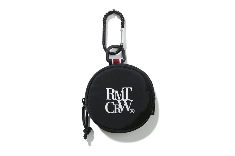 RECENT LOGO COIN BAG_BLACK