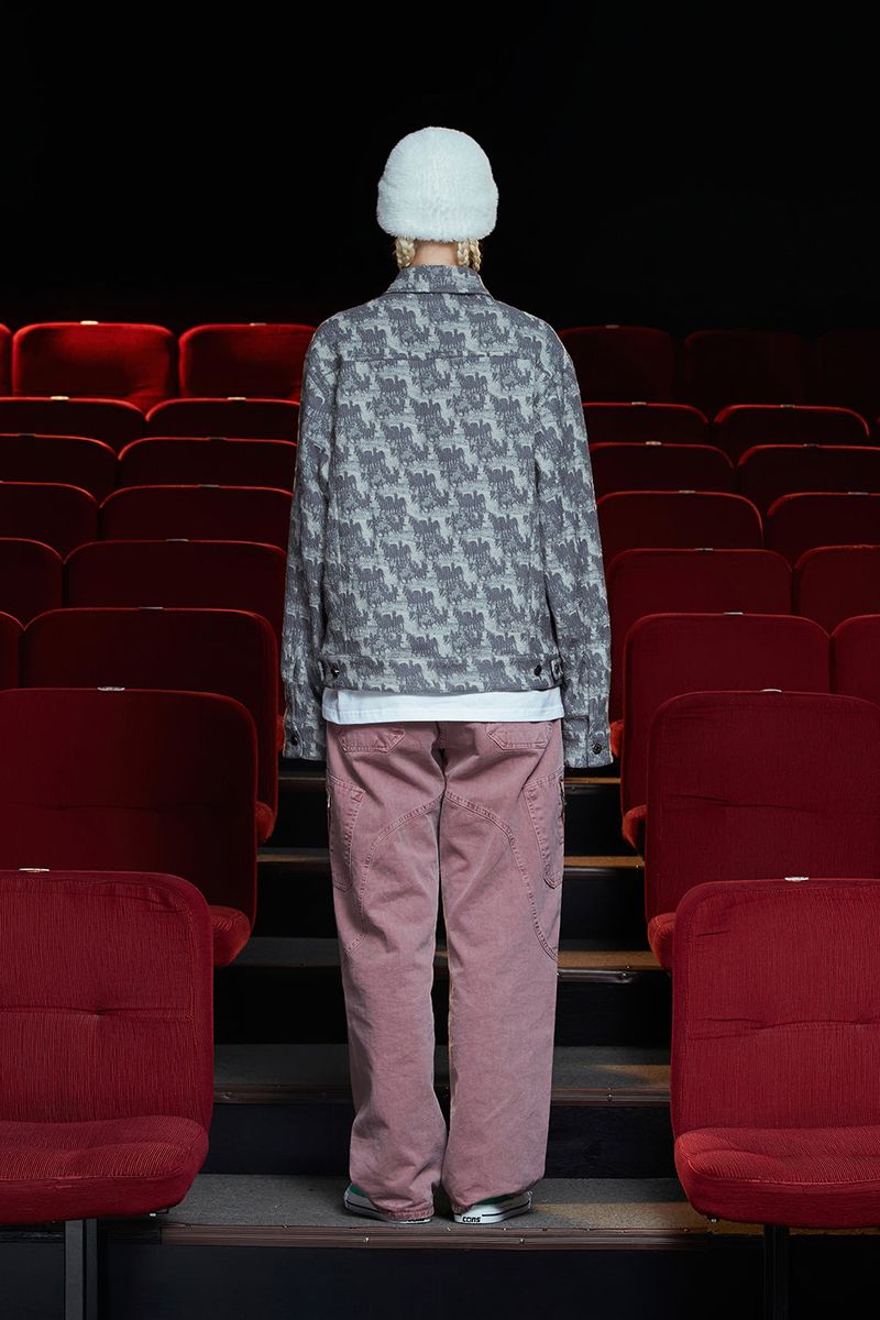 WAVE JACQUARD JACKET / GREY