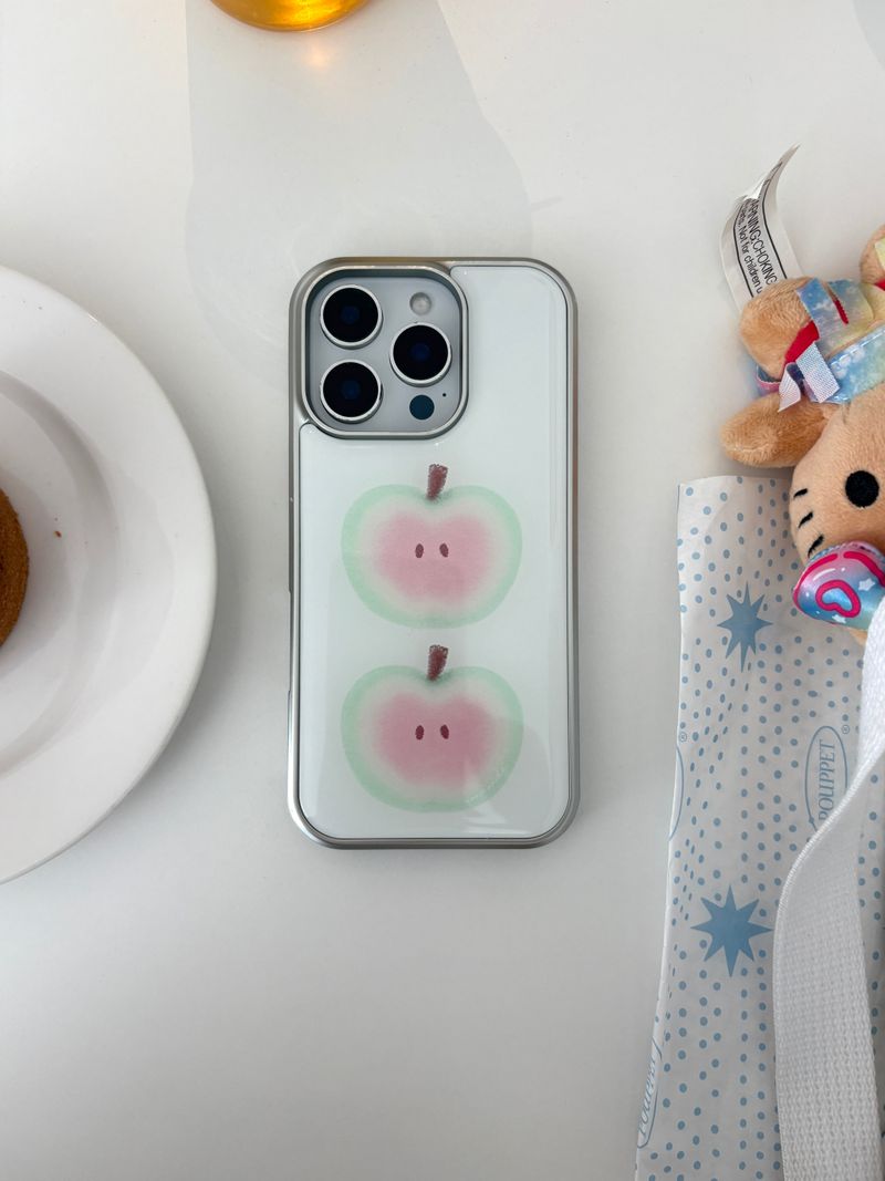 green apple phone case