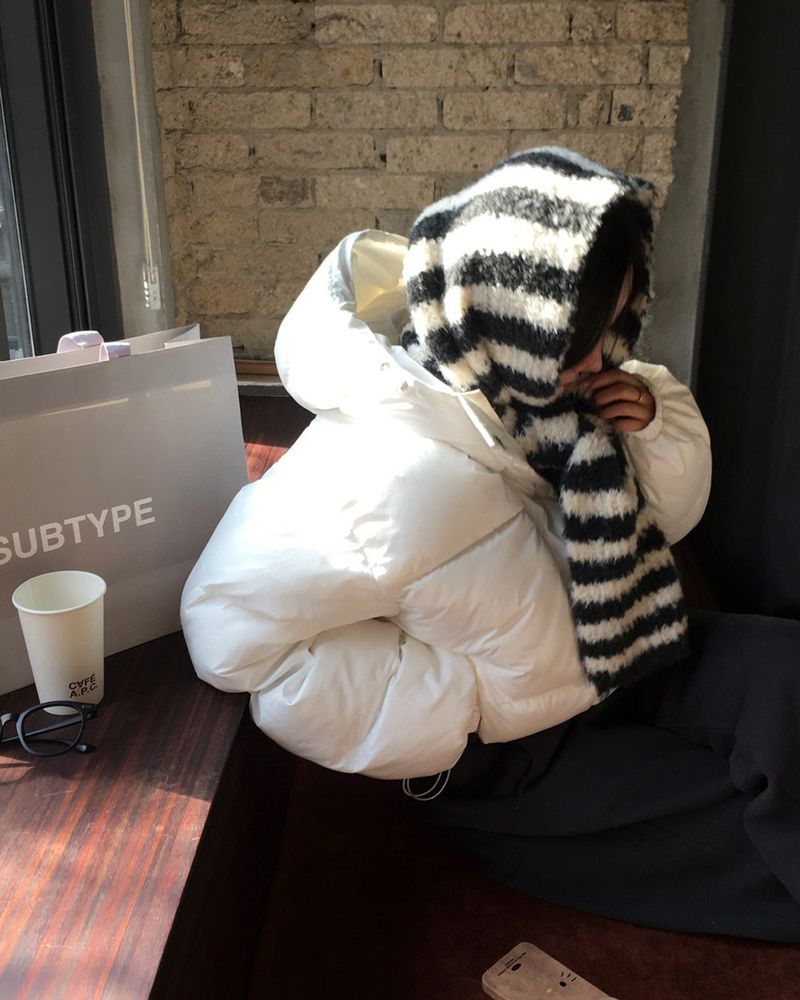 BEIDELLI（ベイデリー）の「[BELLIDE MADE] HOODED STRING OVERFIT DOWN JACKET（Jackets/Outerwear）」