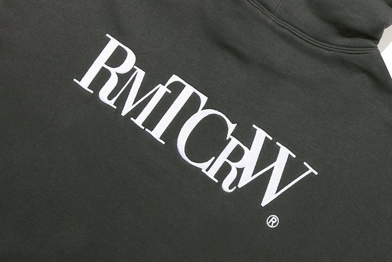RECENT LOGO HOODIE_CHARCOAL