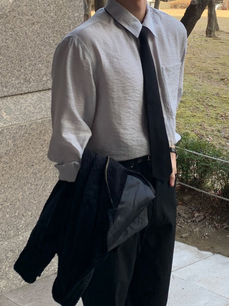 Mensfloor（メンズフロア）の「Piao Striped Cropped Shirt（Tops）」