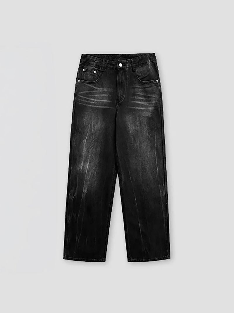 LMN Celine Flow Washing Denim Pants (2 colors)