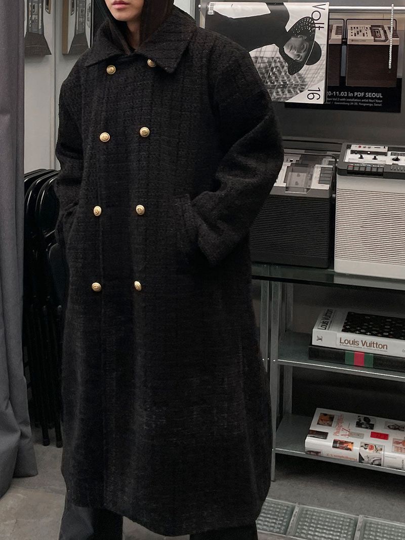 3 TAP Emma Wool Tweed Coat (2color)