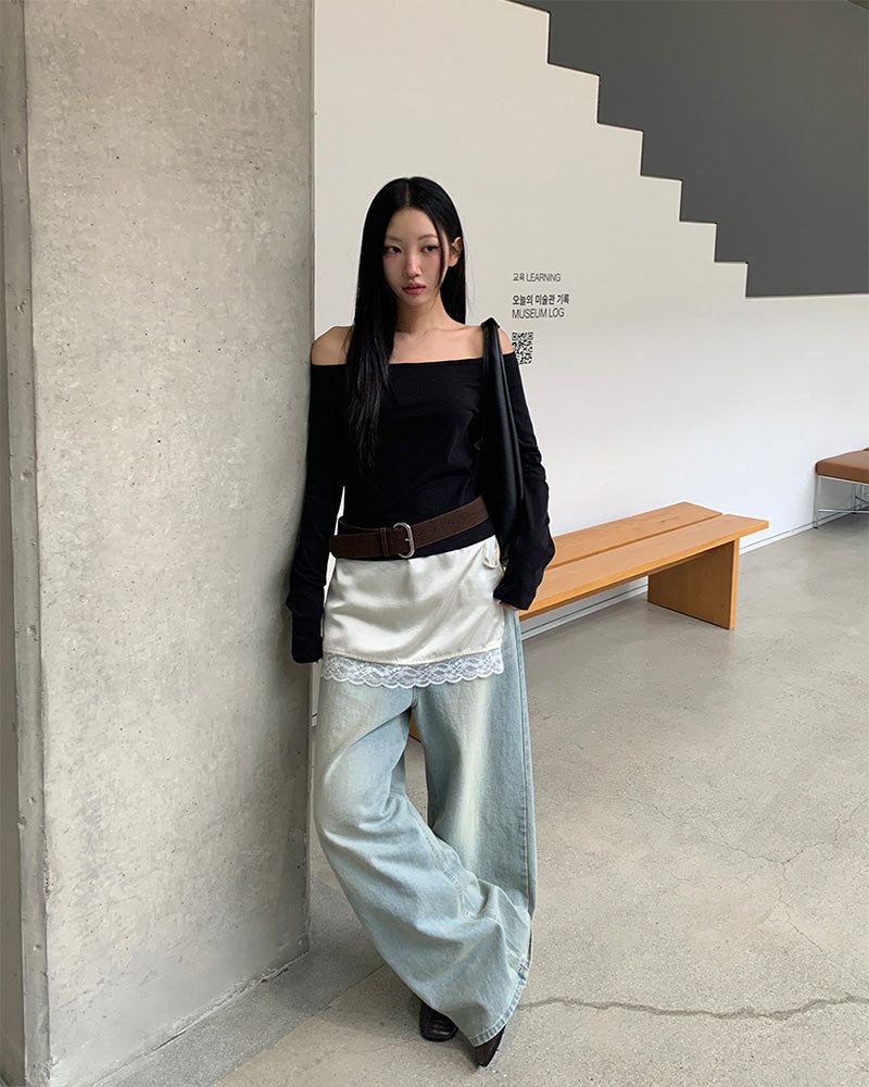 BEIDELLI（ベイデリー）の「[BELLIDE MADE] マニー, ビンテージワイドデニムパンツ（パンツ）」