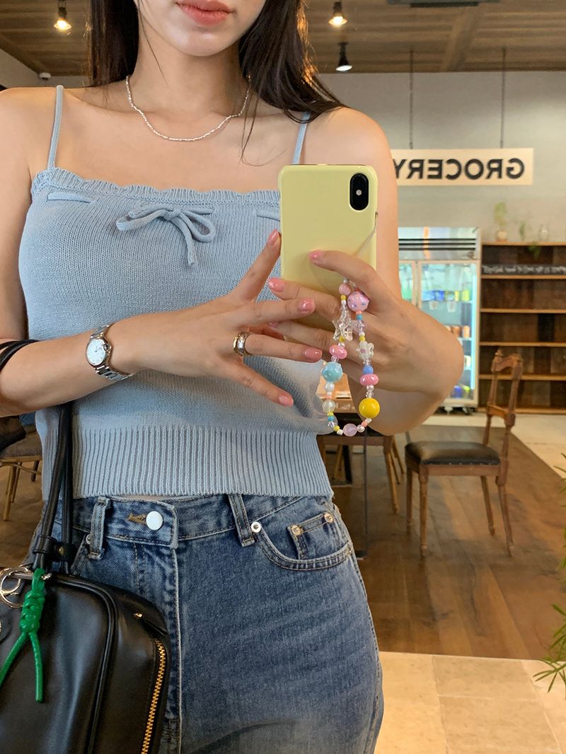 [MADE] VERMON RIBBON KNIT SLEEVELESS