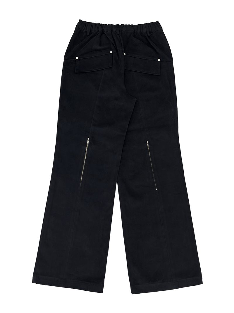 dying cutting zipper pants