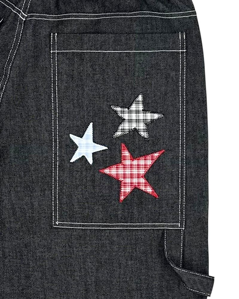 Stel Patch Bermuda Denim Pants