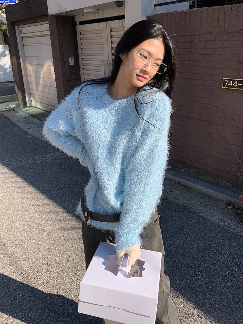 LEGACY BOUCLE KNIT (3COLOR)
