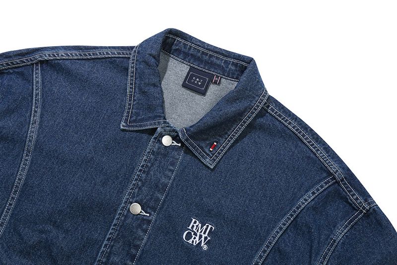 WIDE DENIM JACKET_BLUE