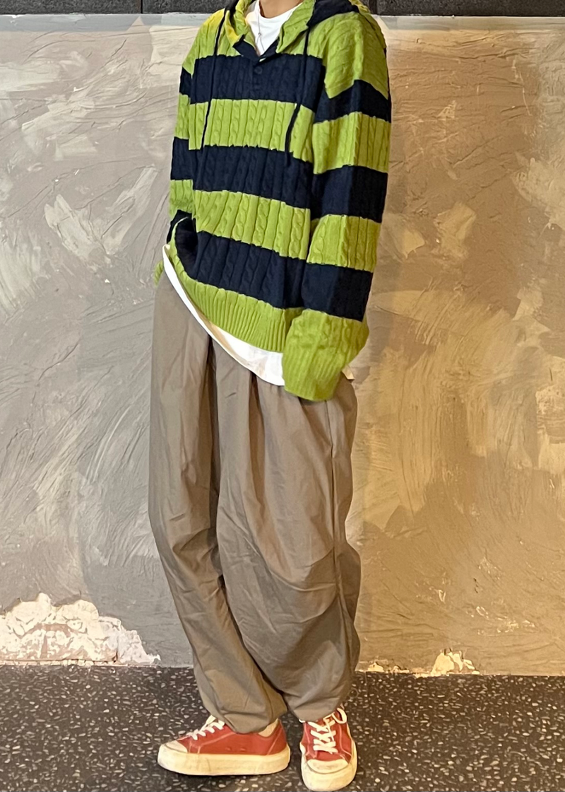 Work Nylon Banded Pants 4Color