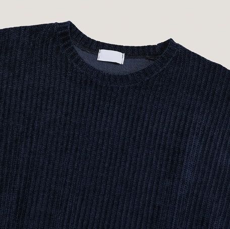 Tachy Velvet Knit Sweatshirt