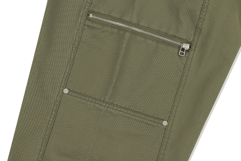 BIKER WASHED WIDE PANTS