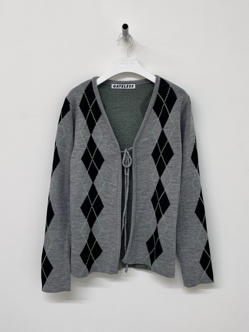 ARGYLE CARDIGAN