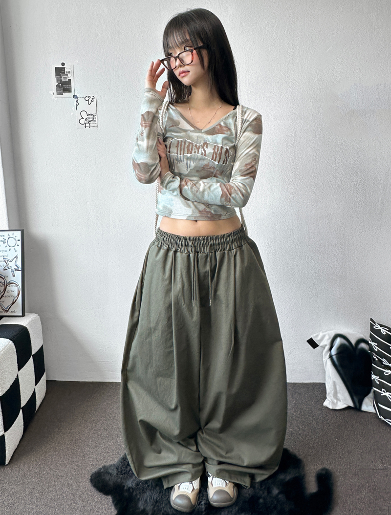 Treaty Multi String Cotton Long Pants 5 Colors