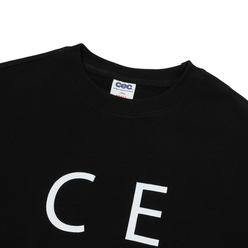 CEC TRIANGLE LOGO SWEATSHIRT(BLACK)