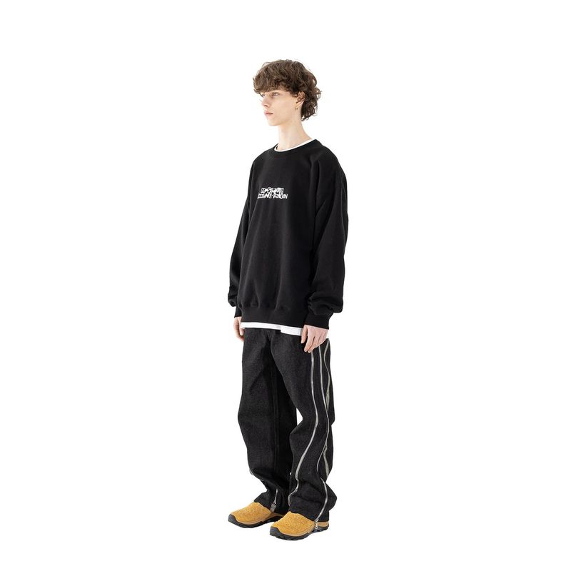 FILLING STATION SWEAT SHIRTS MSHCR003-BK