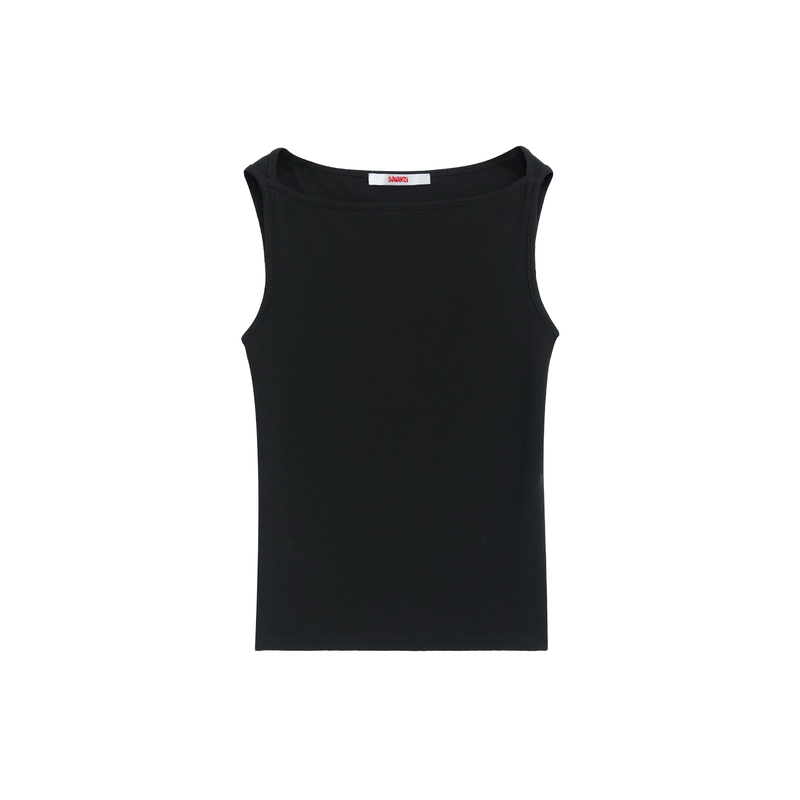SAIANZI（サイアンズ）の「knit boatneck tank top（Tops）」