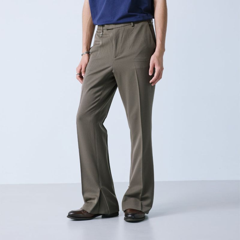 S SY(エスエスワイ)の「2way hidden extend bootcut slacks brown(Pants)」