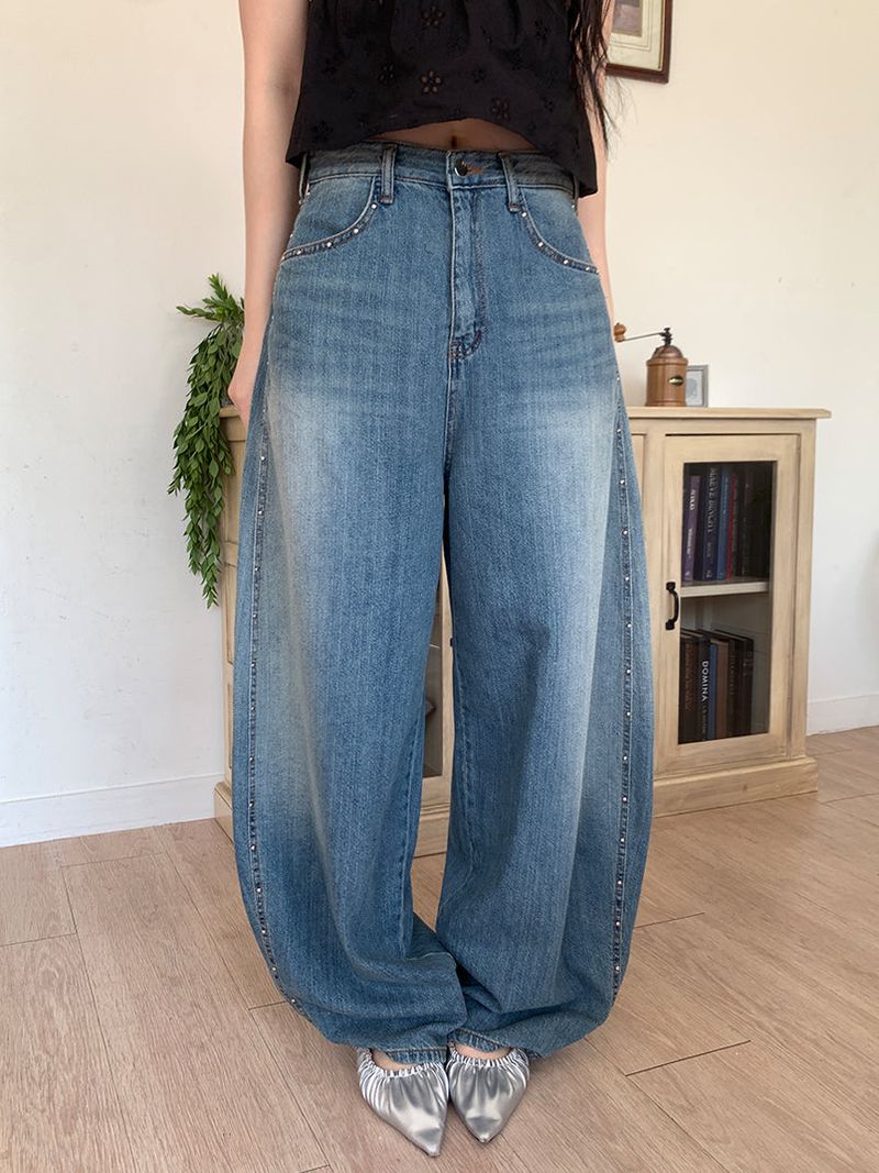 JAZZ THE ORDER(ジャズ ザ オーダー)の「STUD BALLOON WIDE JEANS(Pants)」