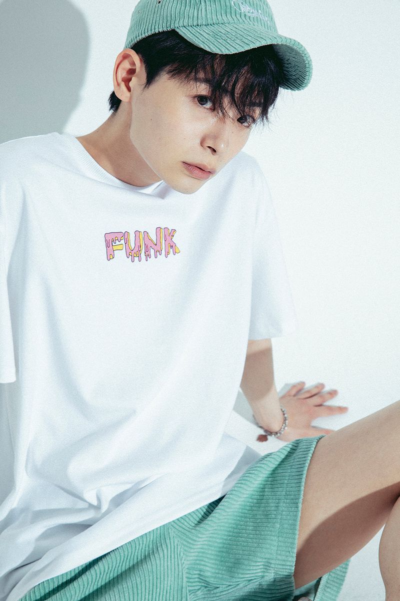 MELTING FUNK TEE white