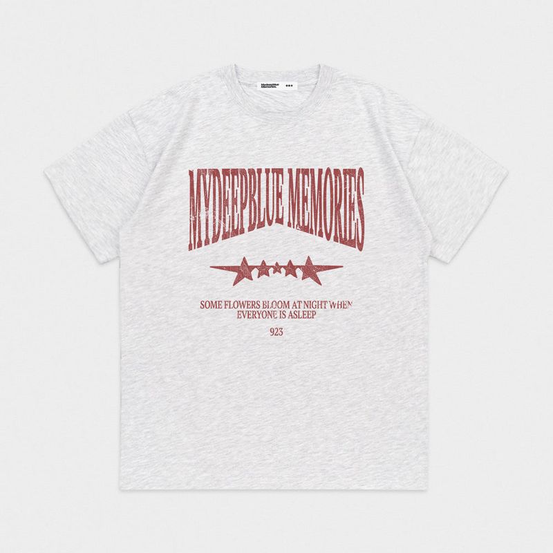 MM Vintage Crack T-shirt (LIGHT GREY)