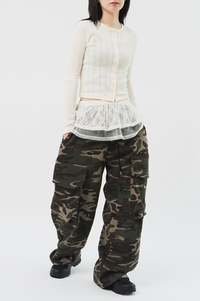 Teo Camo Pocket Sweatpants (2color)