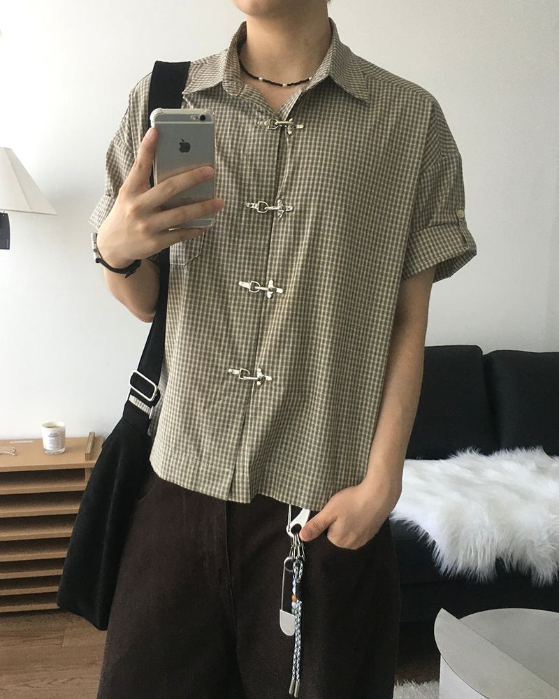 Buckcle Short Sleeve Shirt