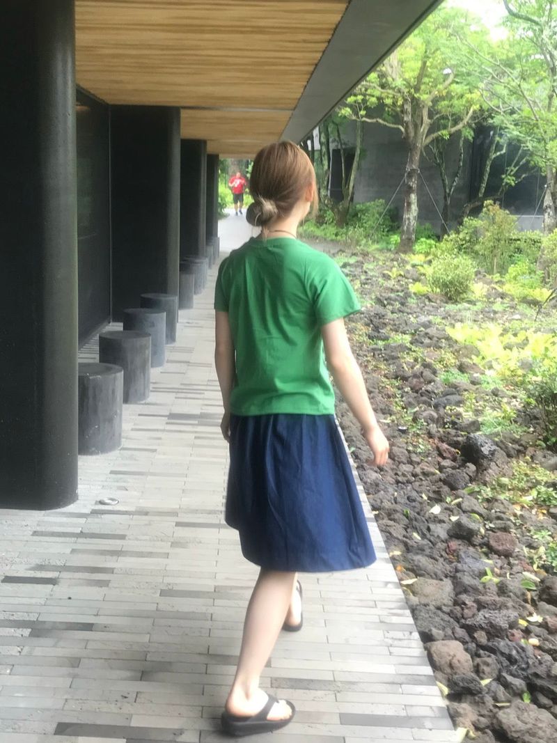 Bruni back banding midiskirt