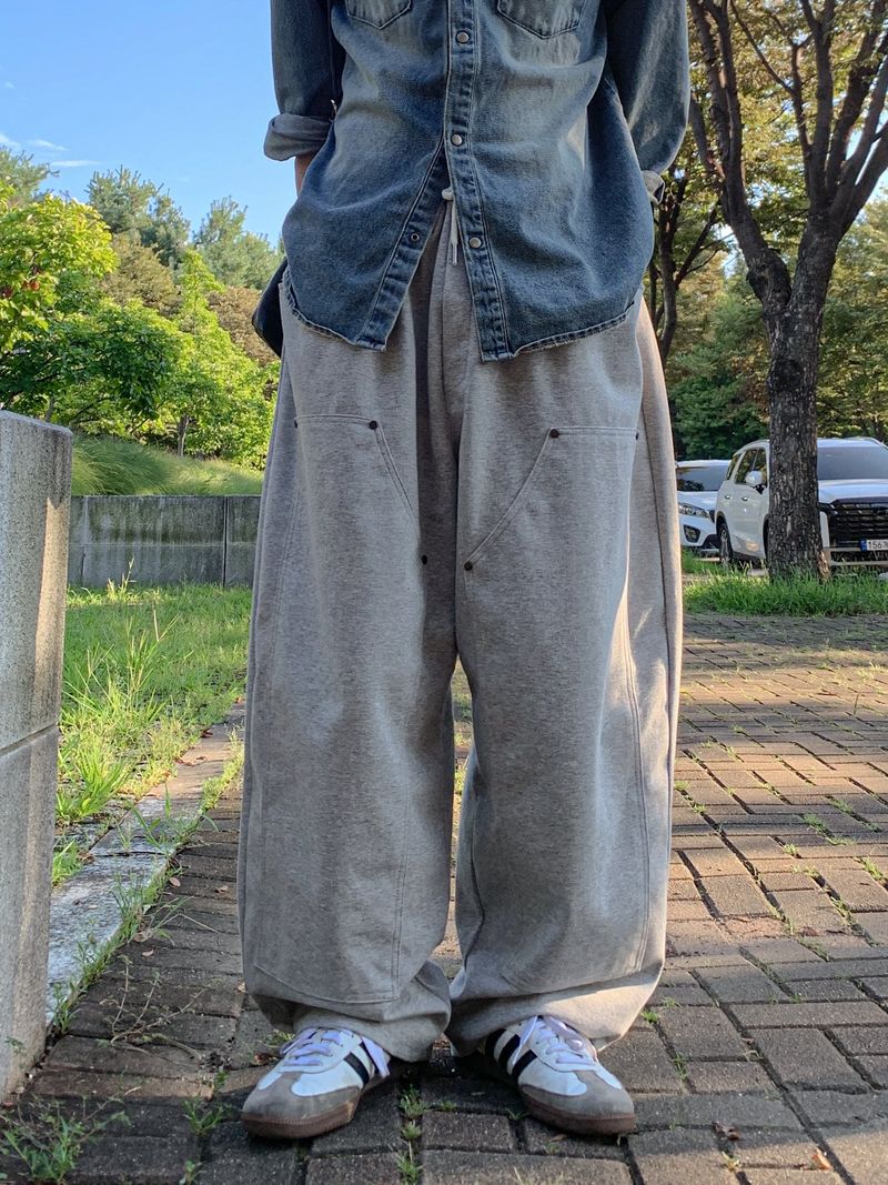 St Tamy Double knee Sweat pants